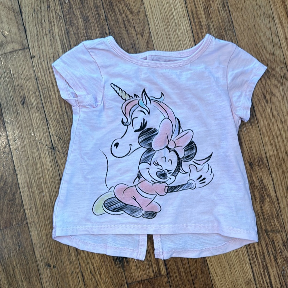 Disney Minnie, mouse shirt. 12 months.